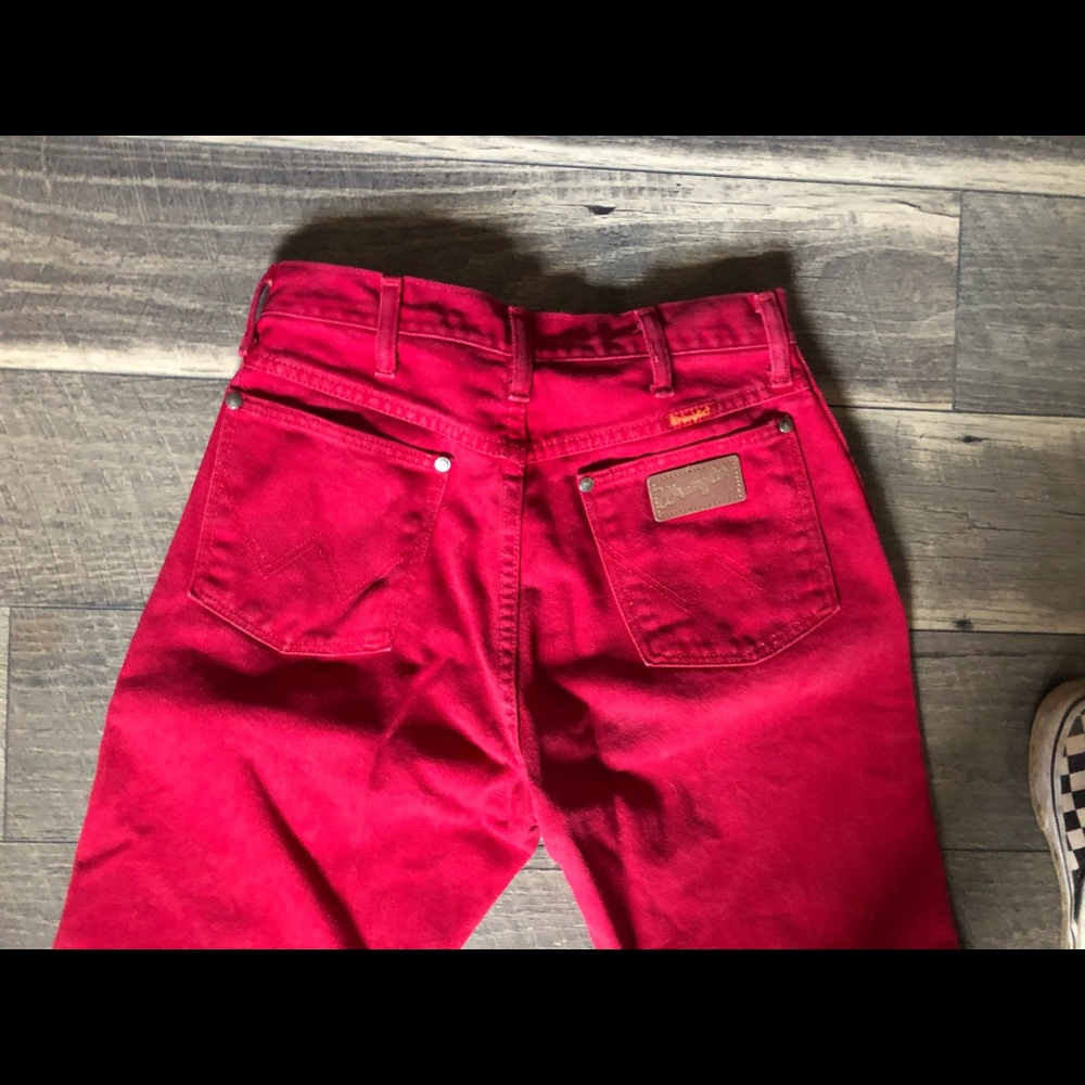Vintage Red Wranglers